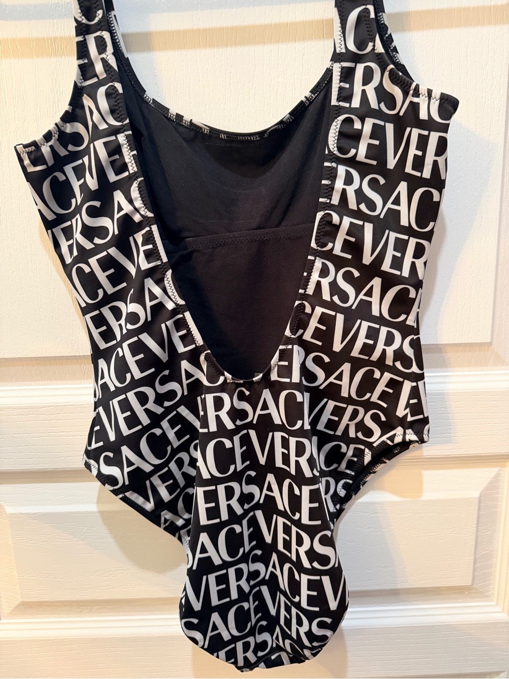 Versace all-over logo print one-piece Size 3 - Picture 14 of 16
